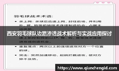 西安羽毛球队边路渗透战术解析与实战应用探讨